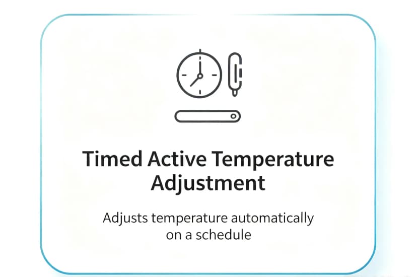 Timed Active Temperature Adjustment